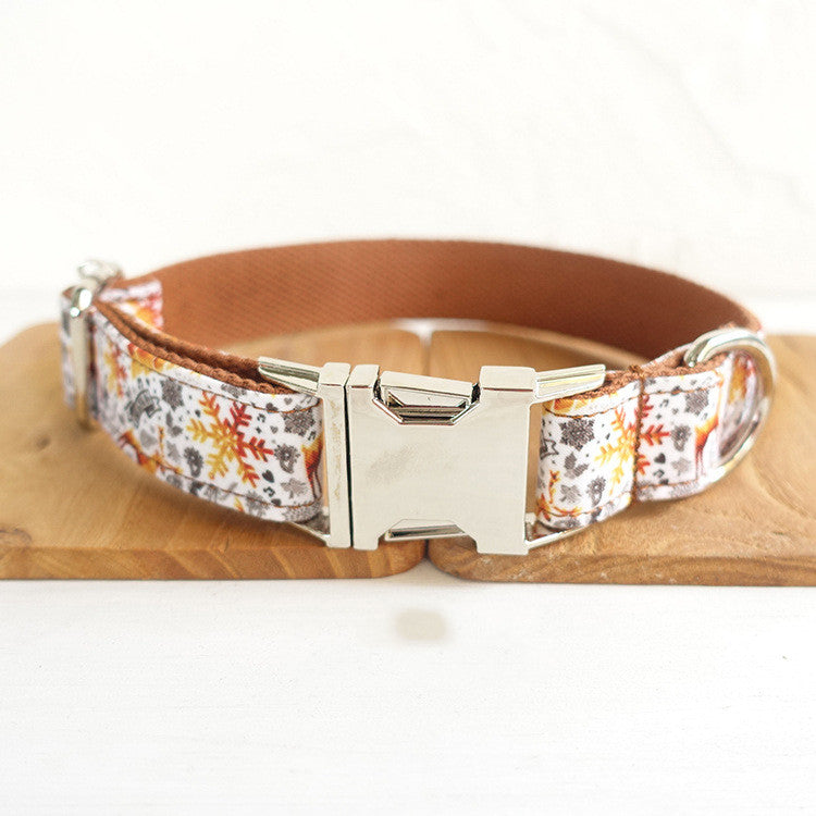 🐾 COLLAR NAVIDEÑO ARTESANAL GOLDENFEST™ 🐶 MASCOTAS PERROS