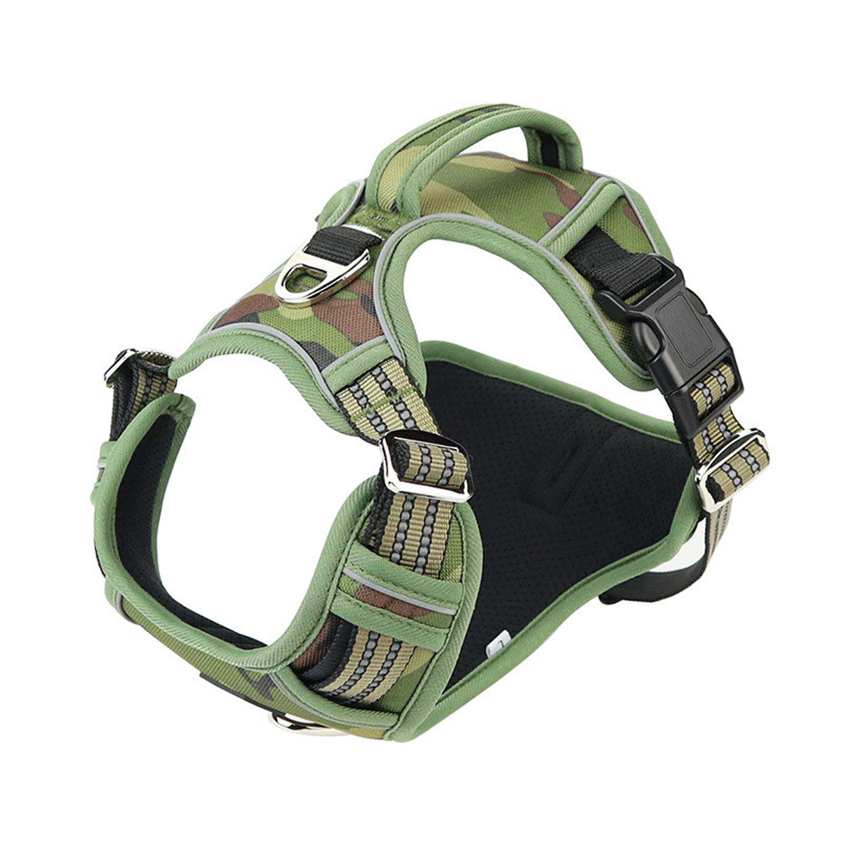 Arnés Impermeable Anti-Tirones ProFit™ Mascotas  Con Asa de Seguridad y Bandas Reflectantes