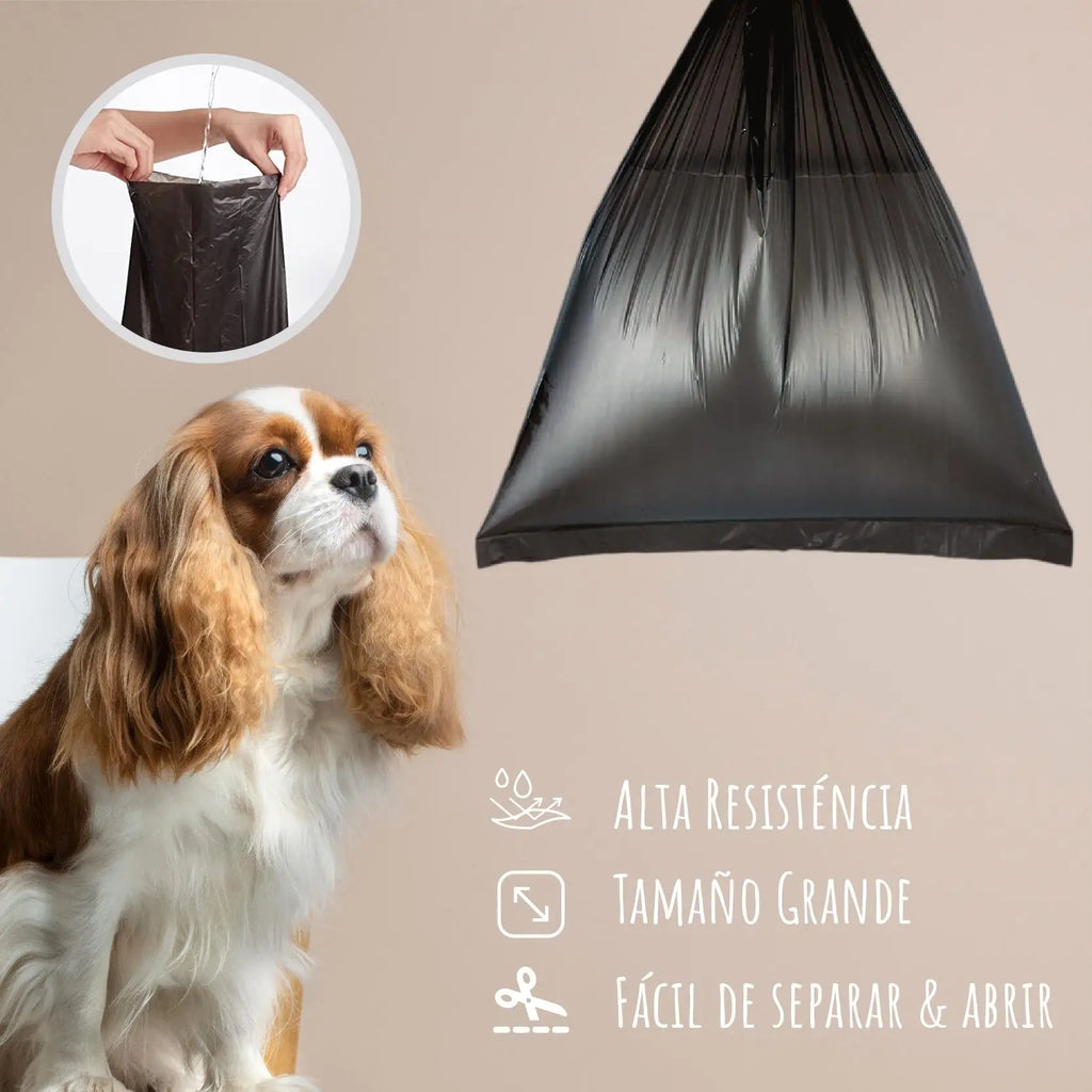 600/900 Bolsas Higiénicas para Perros, Rollos Recoge Excrementos Resistentes Antifugas para Mascotas