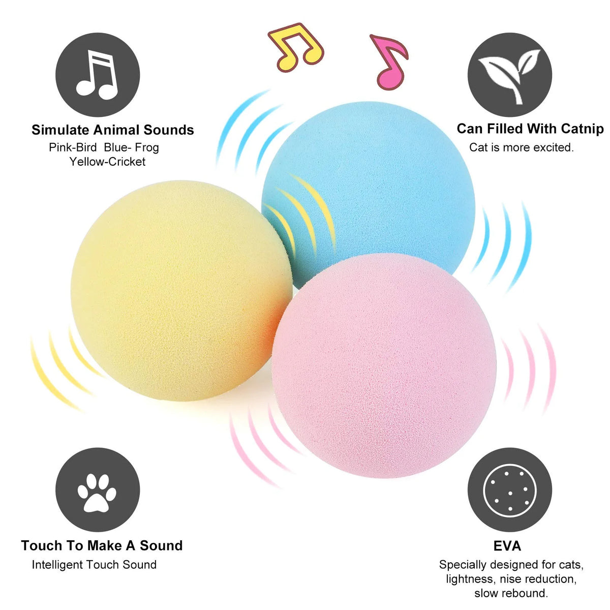 Pelota Interactiva SmartPaws Para Gatos - El Juguete Inteligente que Despertará el Instinto de tu Gato