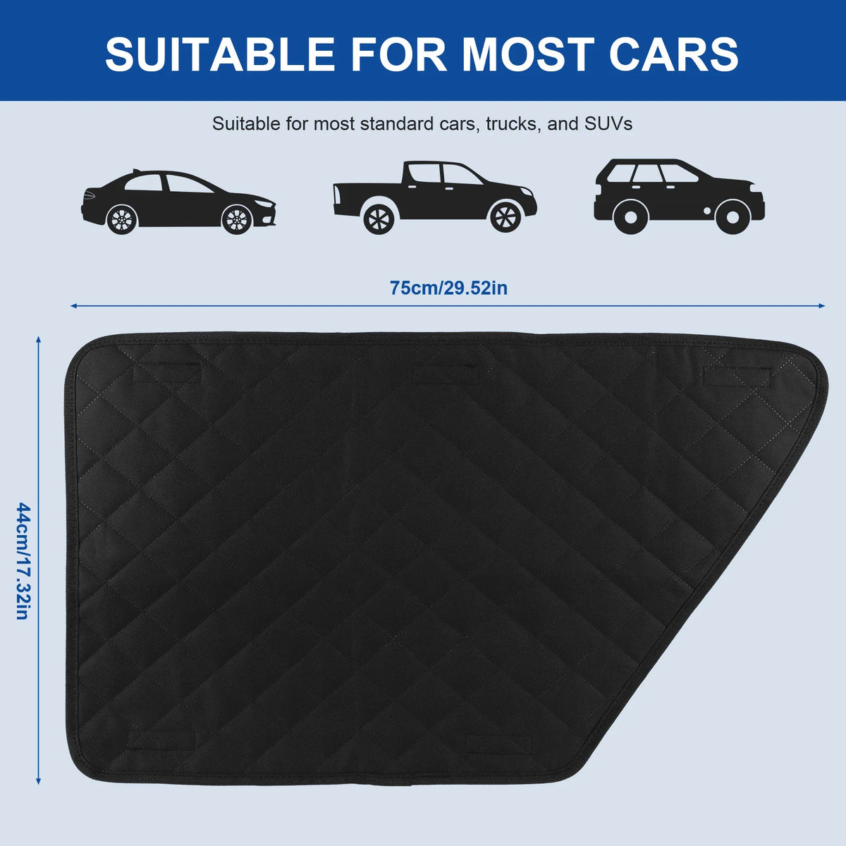2 uds impermeable antiarañazos cubierta Interior de coche Protector de puerta de vehículo para perros esteras protectoras de puerta de coche lavables para protector de puerta de vehículo