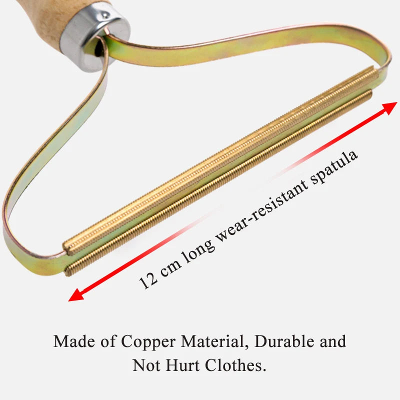 Quitapelos y Eliminador de Pelusas Portátil de Madera Premium - Modelo MT3276