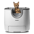 Caja de Arena Automática Abierta para Gatos L1, Autolimpiable, Fácil Mantenimiento con Múltiples Sensores de Seguridad, Gran Capacidad, Incluye Contenedor de Basura