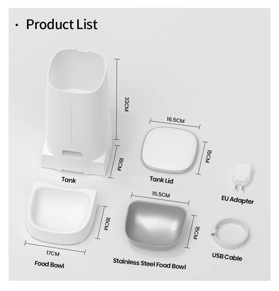 Comedero automático  SmartFeeder™ para gatos,Control remoto, WiFi,