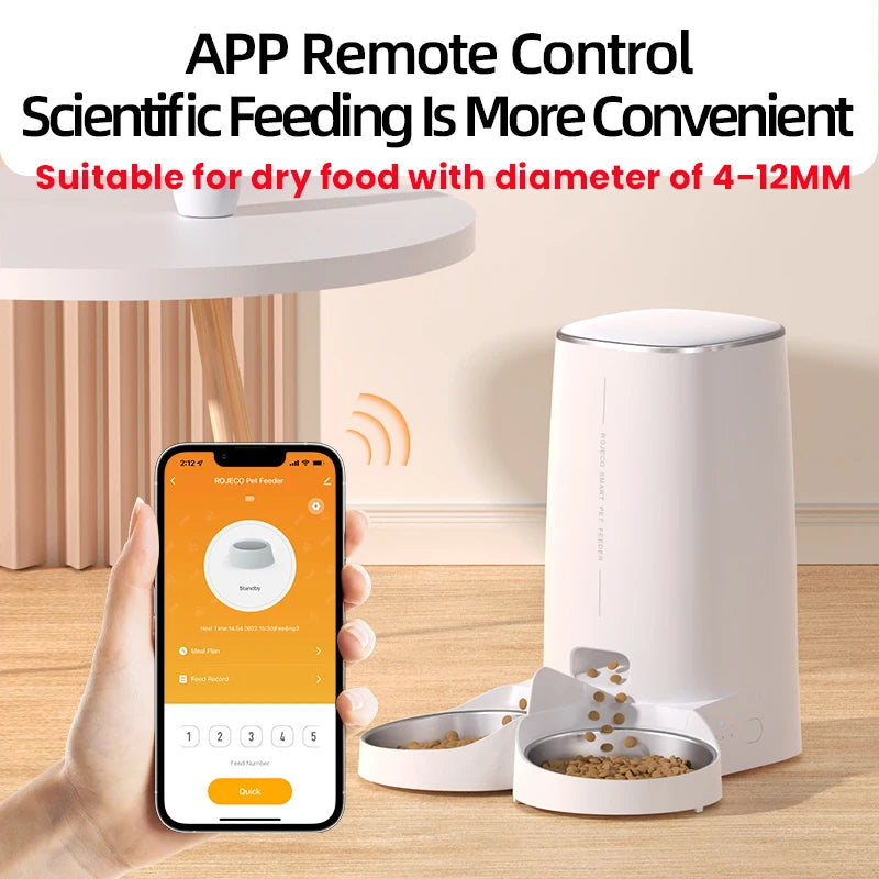 Comedero automático  SmartFeeder™ para gatos,Control remoto, WiFi,