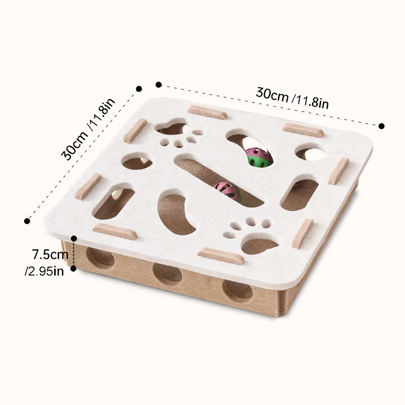 Juguete Laberinto Rompecabezas de Fieltro SmartCat™ - Para Gatos Mascotas