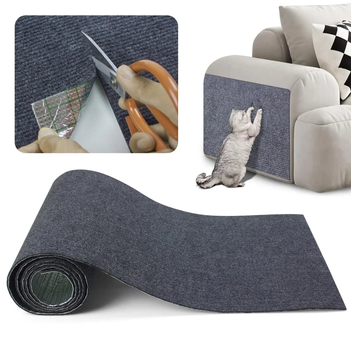 Protector Antiarañazos Recortable para Sofás y Muebles