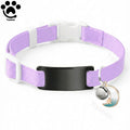 Collar Elástico Personalizado LunaPaws™ Gatos - Placa Antipérdida Silenciosa con Grabado Gratis