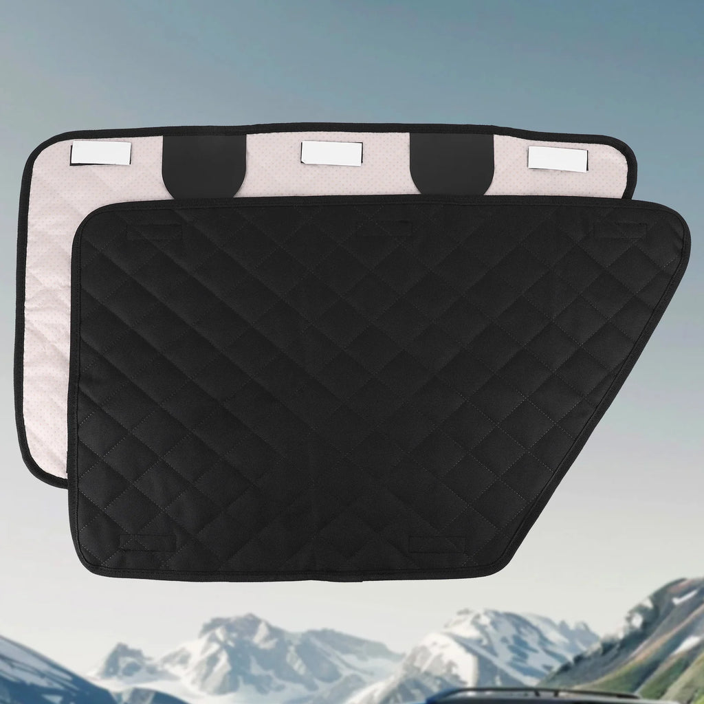 2 uds impermeable antiarañazos cubierta Interior de coche Protector de puerta de vehículo para perros esteras protectoras de puerta de coche lavables para protector de puerta de vehículo